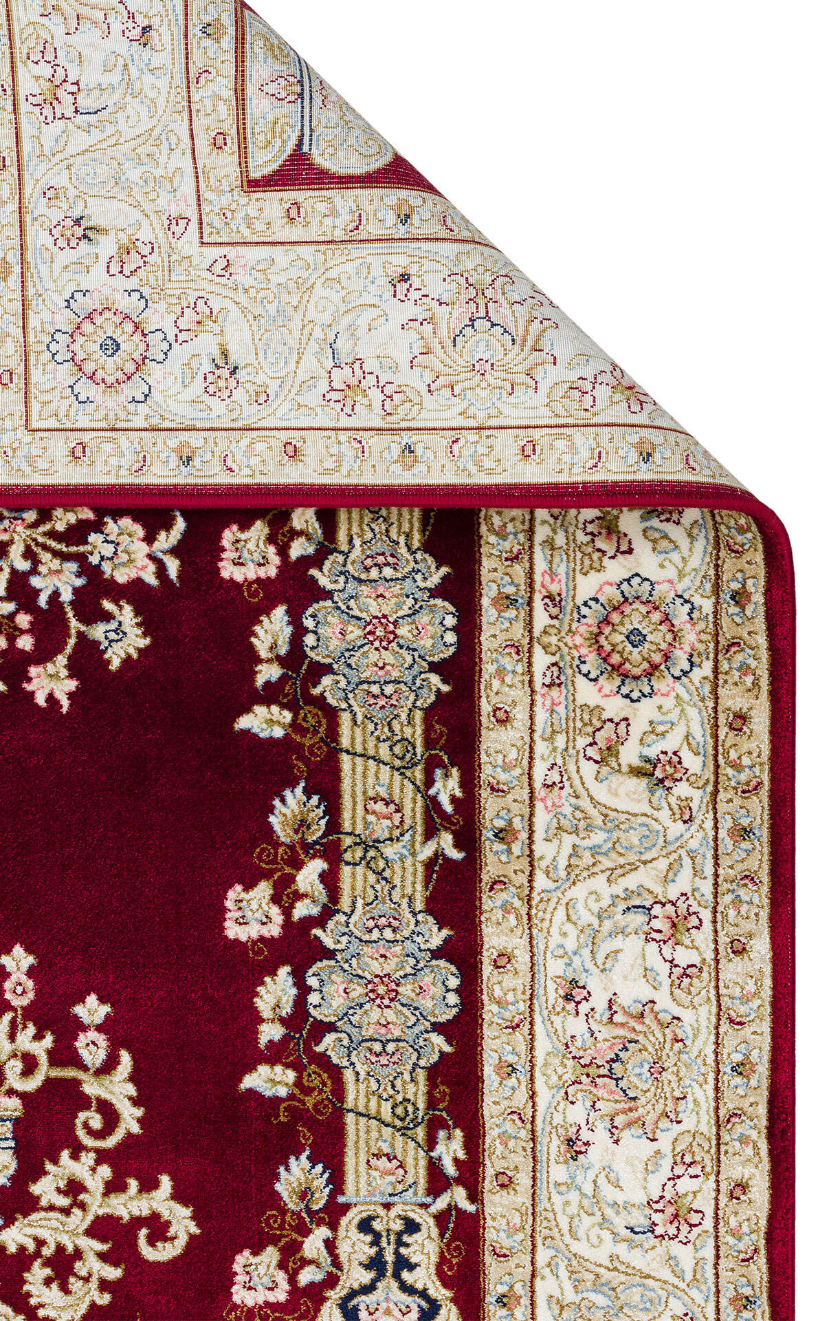 Isfahan Seccade ISF SCD 01 Kırmızı - Viskon Klasik Desenli Seccade Sık Dokuma Seccade